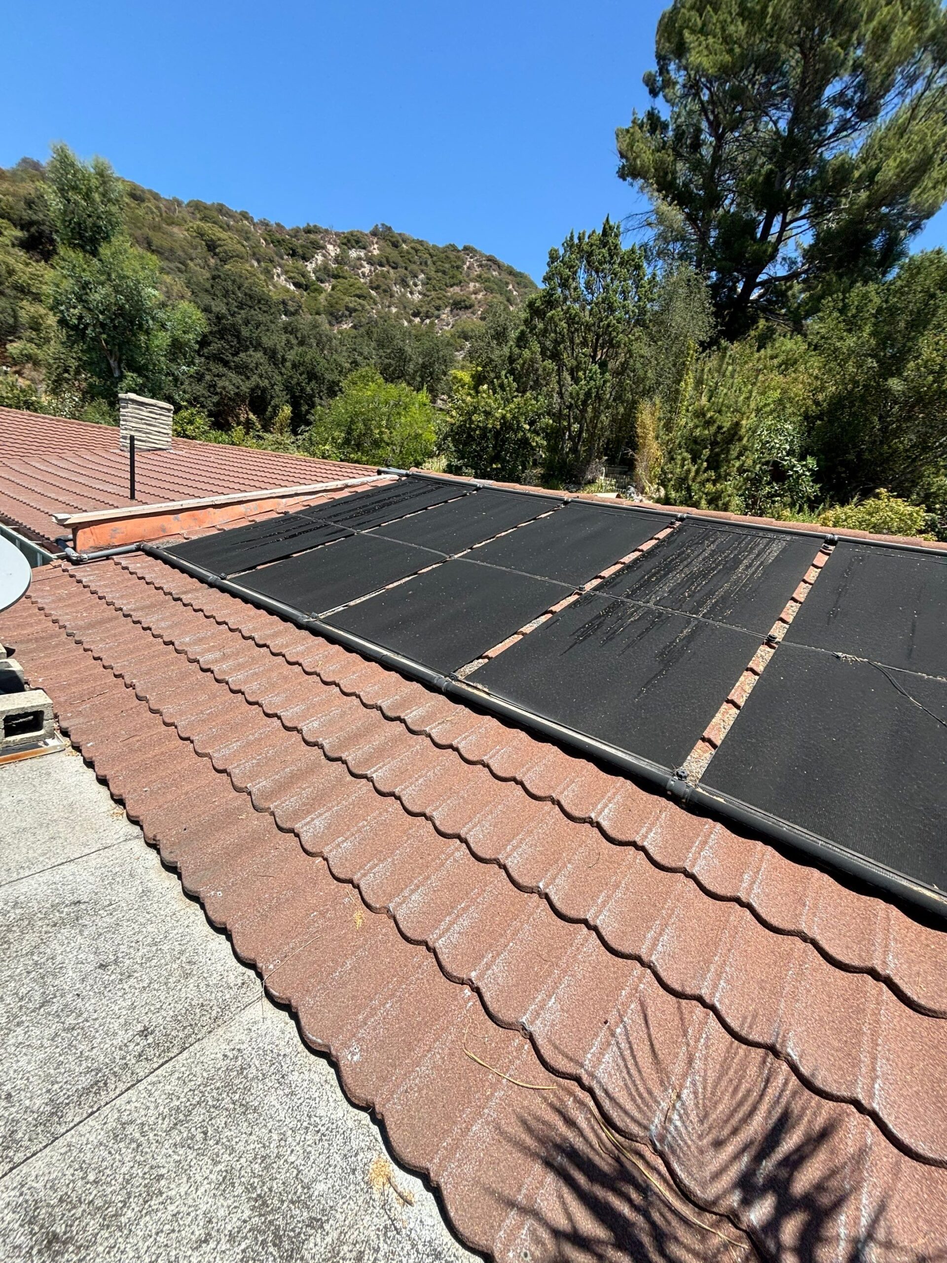 Clay tile roof installation by Green Ladder Roofing, a GAF Master Elite roofing contractor serving Sierra Madre, CA