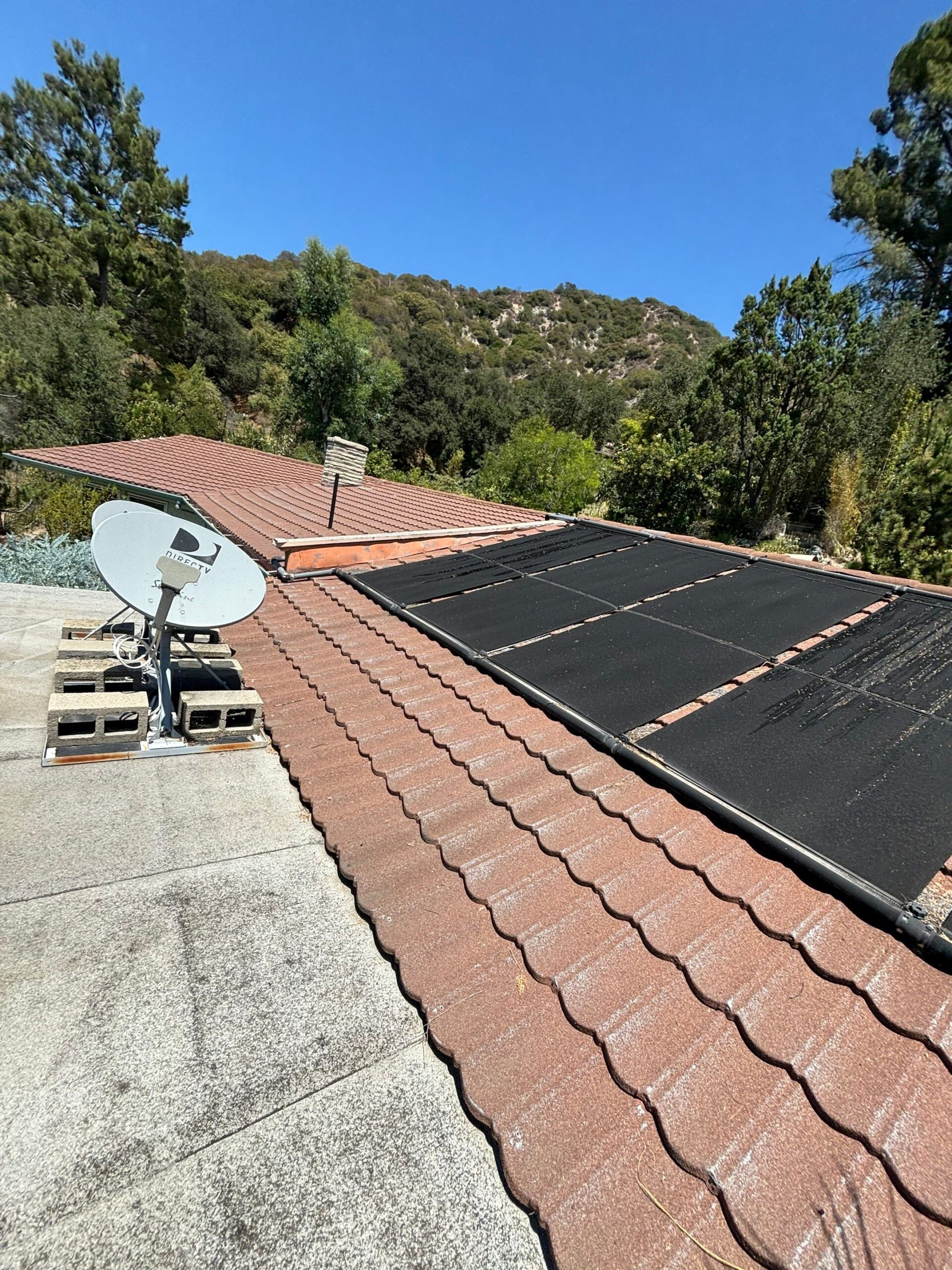 Clay tile roof installation by Green Ladder Roofing, a GAF Master Elite roofing contractor serving Sierra Madre, CA