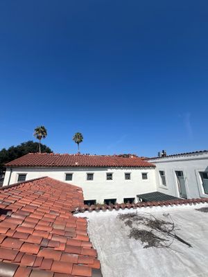 Spanish tile roof installation in Pasadena, CA by Green Ladder Roofing, a GAF Master Elite roofing contractor