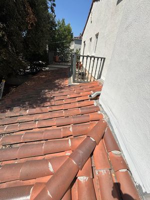 Spanish tile roof installation in San Marino, CA by Green Ladder Roofing, a GAF Master Elite roofing contractor