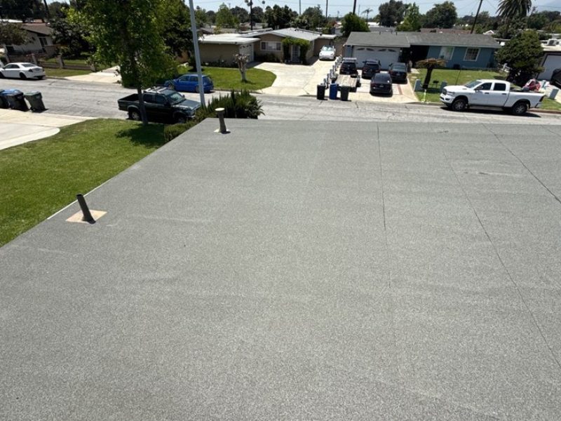 Commercial flat roof installation — roofing contractor serving Glendale, CA