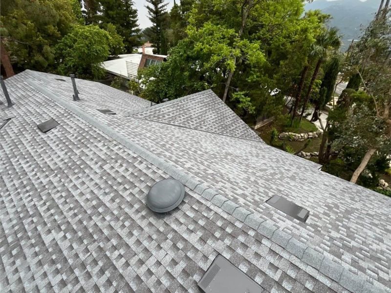 Asphalt shingle roof replacement — roofing contractor serving Glendale, CA