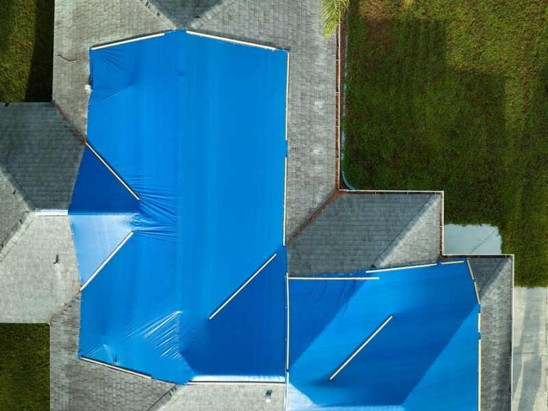 Emergency roof tarp — roofing contractor serving Glendale, CA