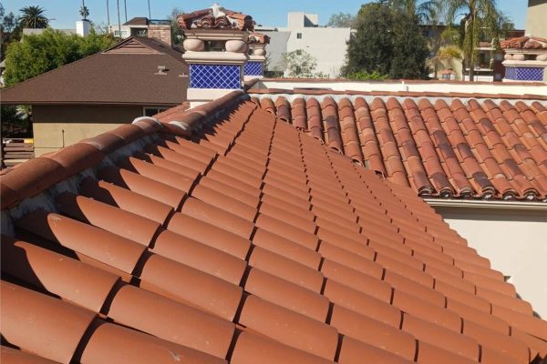 Clay tile roof installation — roofing contractor serving Arcadia, CA