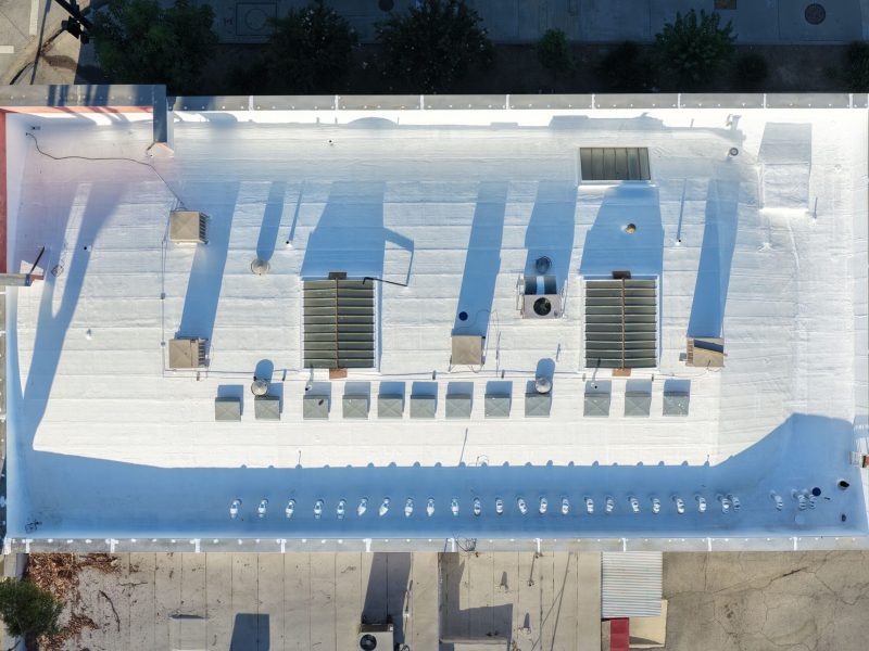 Commercial flat roof installation — roofing contractor serving San Marino, CA