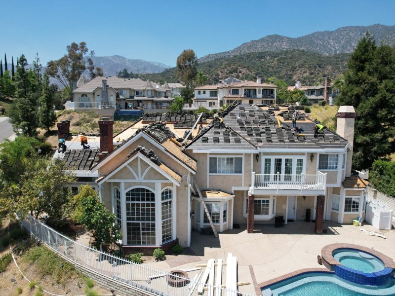 Clay tile roof replacement — roofing contractor serving San Gabriel, CA