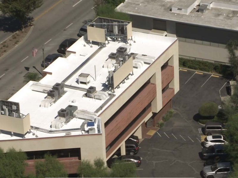 Commercial flat roof installation — roofing contractor serving Arcadia, CA